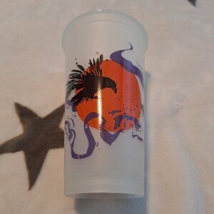2013 Starbucks Halloween Reusable 16 oz Plastic No Lid Glow In The Dark Cup